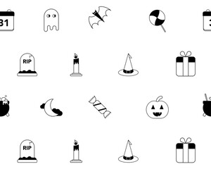 Halloween wallpaper seamless icon background high quality 