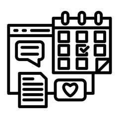 Content Calendar Icon