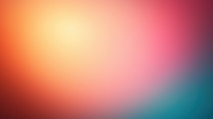 Soft gradient abstract background in warm and cool tones