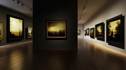 Artificial Lighting in an Art Gallery Display