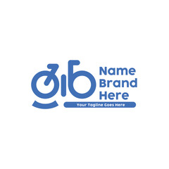 Letter GIB bicycle Logo