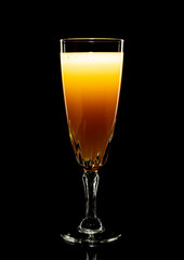glass of orange juice