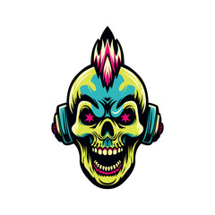 monkey animal head logo, modern illustration design.