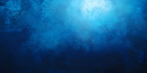 Fototapeta premium Abstract Underwater Light Rays on Deep Blue Background