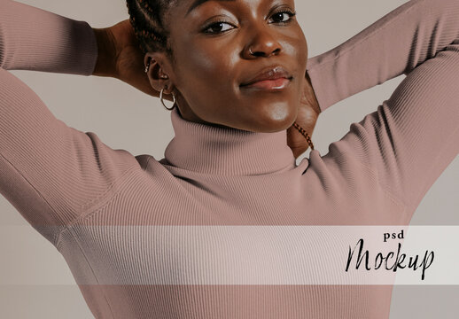 Turtleneck Shirt Mockup