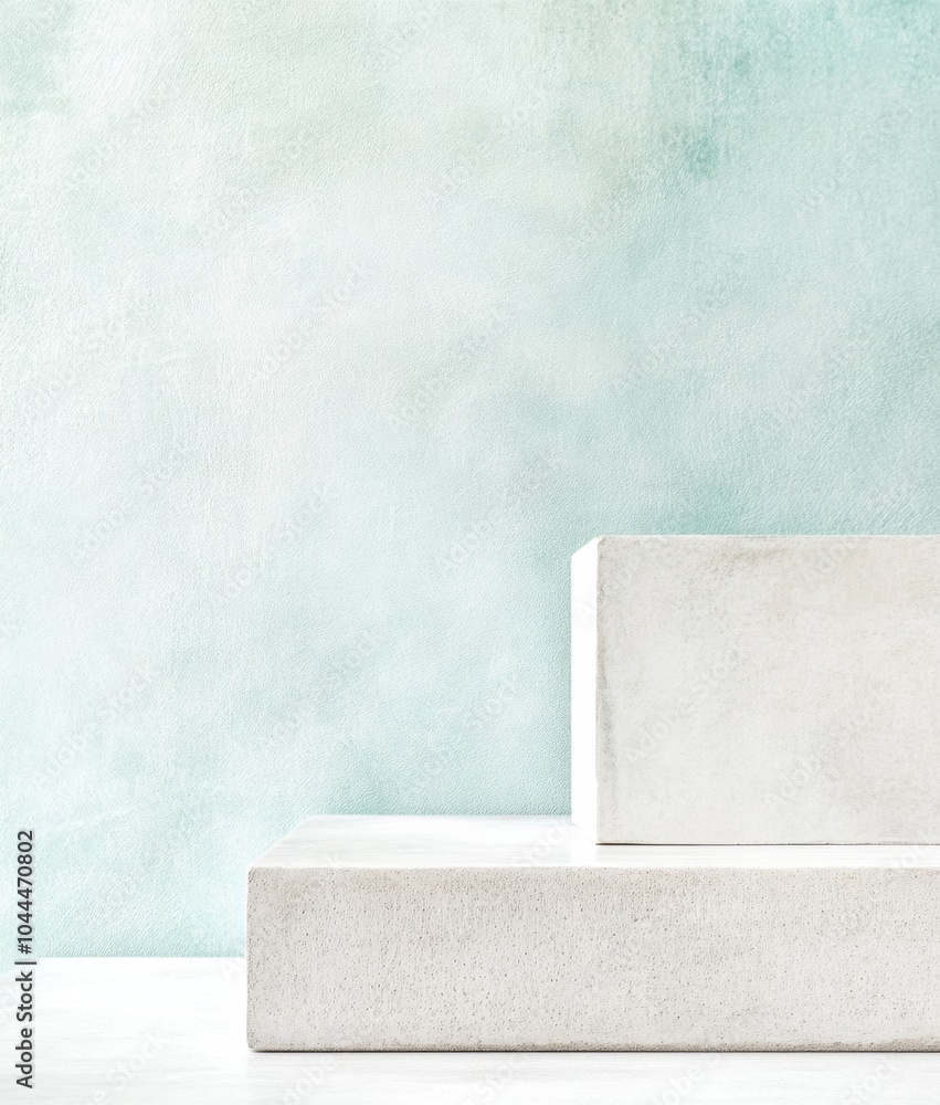 Poster minimalist abstract background with simple geometric forms in neutral colors