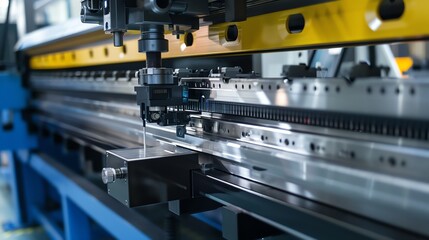 A bending machine with a precision alignment tool