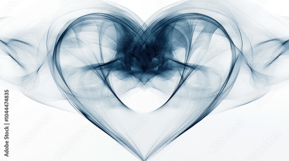 Poster a captivating design of a quantum heart, incorporating elements of science and art with a network of