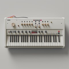 Fototapeta premium Realistic 3D Render of a Full Bodied Electone Keyboard