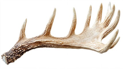 Obraz premium Antler isolated on white background