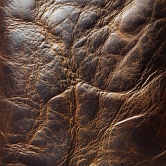 Seamless Rustic Cracked Leather Texture Abstract Background Design