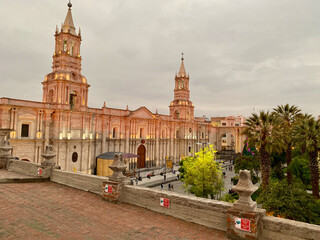 Naklejka premium the cathedral of our person in the city