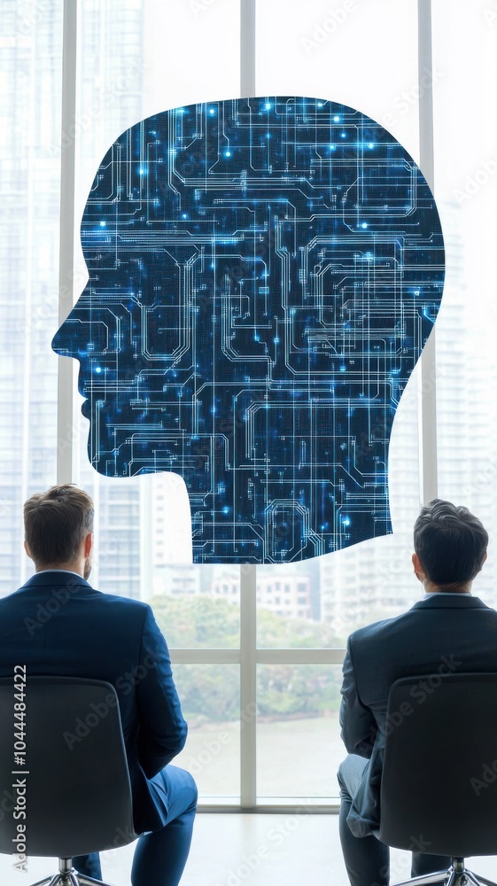 Poster startup founders discussing future of machine learning