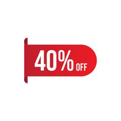 red sale tags displaying discounts. Ideal for promotions or marketing materials during sales events or seasonal offers.