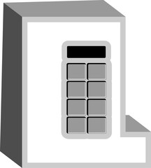 Calculator Letter Alphabet Vector Element L
