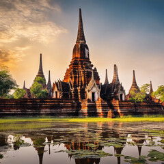 Obraz premium temple in thailand