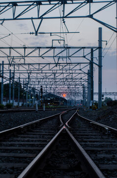 railway in the city
