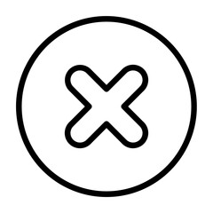 Fototapeta premium Error Vector Line Icon Design