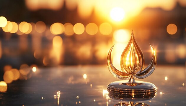 Reflection of the Khanda Sikh Symbol