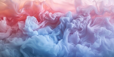 Fototapeta premium Pink and Blue Chemical Reaction