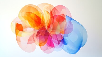 colorful quantum balloon floating in mid-air, showcasing a vibrant array of colors that blend seamlessly together