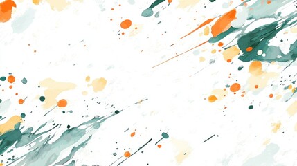 Abstract watercolor splashes with vibrant colors and textures, suitable for backgrounds.
