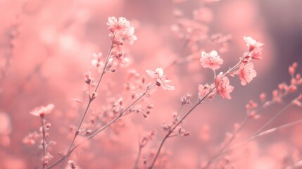 Naklejka premium Delicate Floral Background with Gentle Lighting