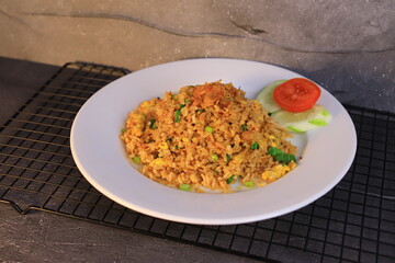 fried rice with chicken