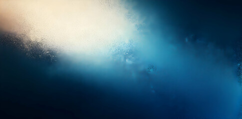 Obraz premium Smooth Blue and Beige Gradient Abstract Background