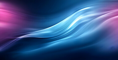 Fototapeta premium Smooth Wavy Blue and Purple Background Design