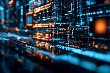 電子基板のデジタル背景