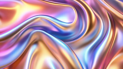Fototapeta premium Gradient Tones on Reflective Surfaces in Studio Lighting