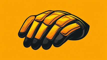 vector illustration of a Glove