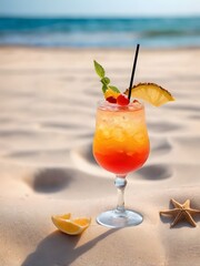 cocktail on the beach