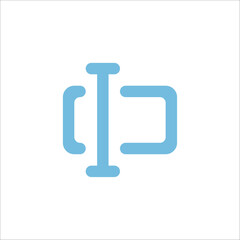 video trimmer button vector logo art illustration template.eps