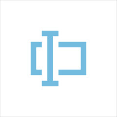 video trim button vector logo art illustration template.eps