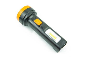 Flashlight isolated on white background