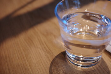 glass of water