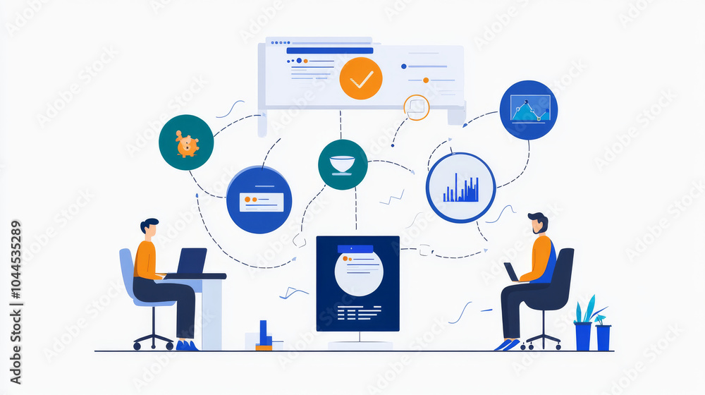 Aufkleber this design template features circles arranged in a way that helps visualize information. it's perfe