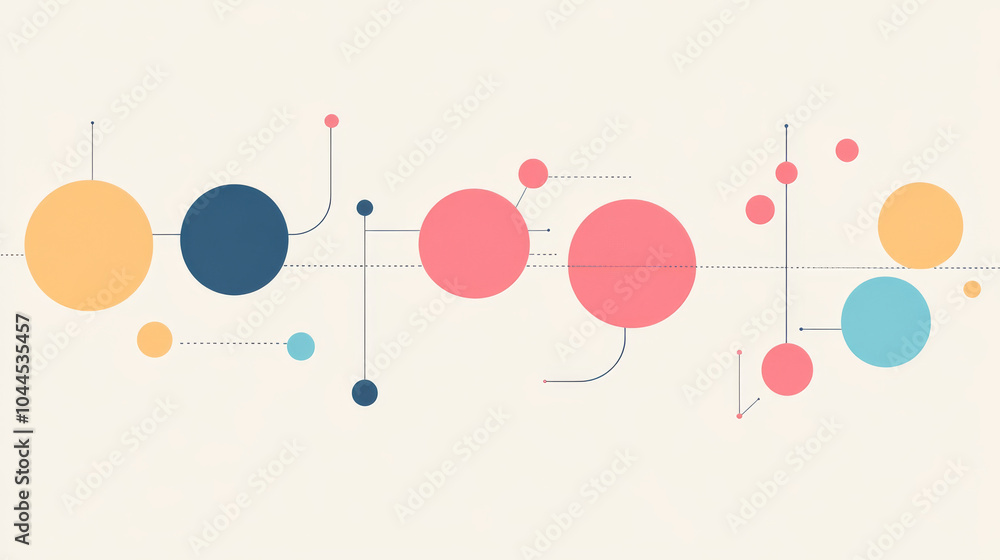 Aufkleber this design template features circles arranged in a way that helps visualize information. it's perfe