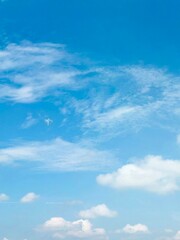 blue sky with clouds