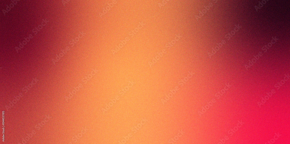 Aufkleber Pastel red gradient foil shimmer background texture. Rough, grain, noise. Colourful bright spots. Grainy gradient background vibrant Dark red noise texture. 