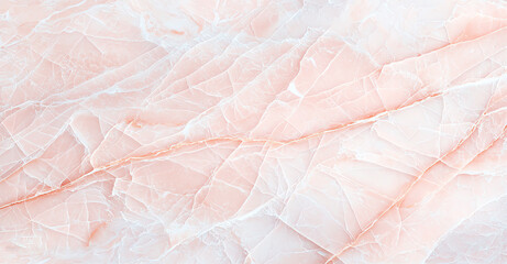 Fototapeta premium Elegant pink marble texture with subtle veins, creating a sophisticated and modern aesthetic perfect for backgrounds and design projects.