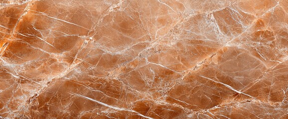 Fototapeta premium Smooth marble texture with intricate patterns and warm earthy tones, ideal for backgrounds and design projects.