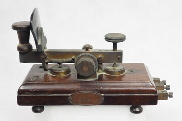 A old telegraph on background