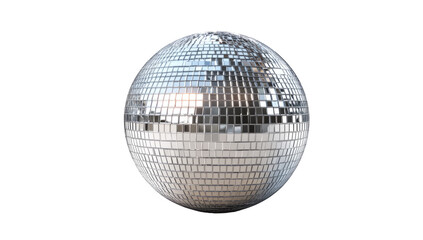 Fototapeta premium Silver disco mirror ball 
