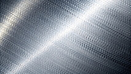 Shiny brushed aluminum metal background texture for elegant design projects