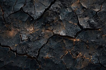 Dry cracked earth as a background close up. Environmental disaster. Drought.  Drought  cracked earth