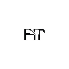 Obraz premium AT monogram logo design letter text name symbol monochrome logotype alphabet character simple logo