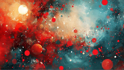 abstract background with bubbles